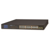 PLANET Technology Planet GSW-2620VHP PoE switch, 24x PoE + 2x SFP 1000Base-X, LCD, VLAN, extend mód 10Mb-250m, IEEE 802.3at 300W