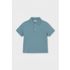 Detská bavlnená polokošeľa Mayoral 102.3E.Baby.PPY2 modrá 92