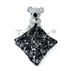 Plyšová koala na maznanie Boh'aime Doudou et Compagnie sivá so vzorom 12 cm v darčekovom balení od 0 mes DC4015