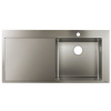 Hansgrohe S71 S715-F450 Vstavaný drez 450 s odkvapávajúcou plochou nehrdzavejúca oceľ HG 43306800