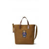 Polo Ralph Lauren SUEDE/LEATHER-FLAG TOTE-TTE-LRG kabelka typu shopper dámska semišová