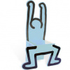 Vilac stolička Keith Haring Modrá