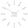 FUTURE TIME Dizajnové nalepovacie hodiny Future Time FT9600WH Modular white 60cm