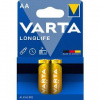 Longlife AA/2 LR6 2ks blister bat. VARTA