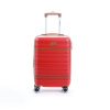 Malý palubný kufor do lietadla s expandérom ABS 40 l Worldline 629 červená
