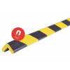 Ochrana rohov Knuffi®, typ E, magnetická, dĺžka 1 m, žlto-čierna, 26 x 19 mm