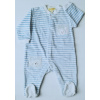 Dojčensky overal - PAJACYK TOTS LINE 62 biela, modrá, viacfarebná (Velor Spider Sv9501 Blue (56-74))