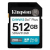 Pamäťová karta Kingston Canvas Go! Plus SDXC 512GB U3 UHS-I (200R/160W) (SDG4/512GB)