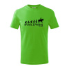 Evolúcia Ride horse - Tričko detské bavlnené - 104-110cm / 3-4 roky ( Apple Green )