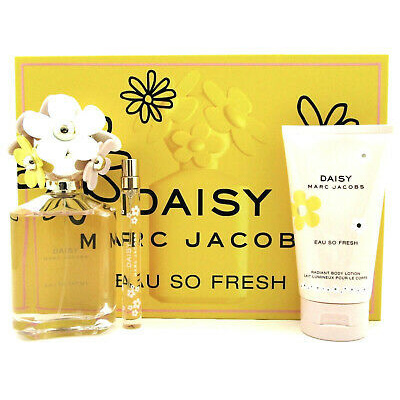 Marc Jacobs Daisy Eau So Fresh, toaletná voda 125 ml + telové mlieko 150 ml + toaletná voda 10 ml pre ženy