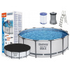 Rámový záhradný bazén 396 x 122 cm Bestway 5618 (Rámový záhradný bazén 396 x 122 cm Bestway 5618)