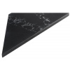SAPHO AE200-0598 Abeline rohová polica rockstone 20 x 20 cm, black attica