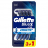 Gillette Blue3 Plus Comfort, Jednorazové Holiace Strojčeky Pre Mužov, Balenie Holiacich Strojčekov