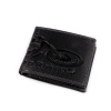 Stoklasa Pánská kožená Peněženka - 9,5x12 cm - Pro Myslivce, Rybáře, Motorkáře - 26 černá motorka