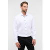 Pánska biela košeľa so štruktúrou ETERNA modern fit Veľkosť: 43 (XL)
