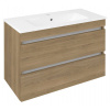 SAPHO EZARA 78 x 39 x 54cm skrinka pod umývadlo závesná, dub cuneo, EZ792-2525