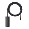 HUB BASEUS LITE 4V1 2M USB-C NA 4xUSB 3.0 ČIERNY (WKQX030501)