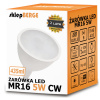 Milio LED žiarovka 12V MR16 5W 435 lm studená biela