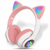 Bezdrôtové slúchadlá na uši Lewer MAČACIE UŠI BEZDRÔTOVÉ RGB pro