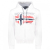 GEOGRAPHICAL NORWAY mikina pánska GRUSTY MEN L Biela