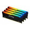 Operačná pamäť RAM Kingston FURY Beast RGB DDR4 128GB (4 x 32GB) 3600 MHz CL18 Čierna