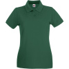 Fruit of the Loom Polokošile Lady-Fit Premium Polo, krátký rukáv, dámská COT16303054001-bottle gree S Zelená lahvově