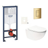Siko Závěsný WC set do lehkých stěn / předstěnová montáž SAT Infinitio GRSIN11SCGL0
