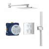 GROHE Grohtherm Cube - Sprchový set vhodný pre Rainshower Allure 230, chróm 34741000