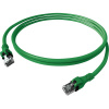 Easylan CPP1OGAGAG0020 RJ45 sieťové káble, prepojovacie káble CAT 6A S/FTP 2 m zelená 1 ks; CPP1OGAGAG0020