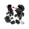BabyGO Kočík 3 v 1 Halime AIR Pram (zlatá/čierna) (100336198)