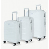 Sada kufrov Rock TR-0241/3 PP - biela (TR-0241/3_WHITE)