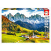 Puzzle Autumn in the Dolomites Educa 2000 dielov a Fix lepidlo