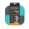 LickiMat® Slomo™ lízacia podložka 20 x 20 cm tyrkysová