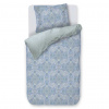 Pip Studio Posteľná bielizeň pre jedno lôžko MOON FLOWER 140 x 200 cm, modrá, bavlnený perkál