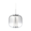 LED luster Brilliant Rafa 6 W 400 lm 3000 K chróm/dymové sklo