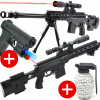 OBROVSKÁ OSTREĽOVACIA PUŠKA NA GULIČKY ASG BARRETT M82 96 CM + PIŠTOĽ + GRANÁT