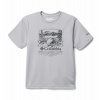 Columbia Fork Stream Short Sleeve Graphic Shirt Chlapčenské Tričko Farba: Columbia Grey, Lakeside Badge, Veľkosť: S 2070721039