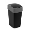 CURVER Odpadkový kôš FLIP BIN 25l | čierna / strieborná