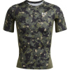 Under Armour HeatGear® Printed Short Sleeve Mens Marine OD Grn S