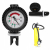 MANOMETR TLAKU VZDUCHU 0-5 PSI PRE PUMPY BAROMETER BEZPEČNOSTNÝ PRE KAJAK