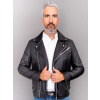 Max Original Leather Pánska kožená bunda TRUMP-3 black (4XL 62-64) - Čierna - 4XL
