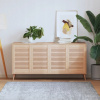 Vidaxl Lištové dvere 4 ks masívne borovicové drevo 61,5 x 39,4 cm