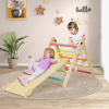 Costway Montessori Piklerové trojuholník 3v1 Pastel