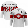 Švajčiarsko - Nino Niederreiter Replica Fan Dres Biely 2XS - 9-11r.