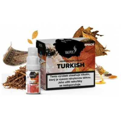 E-liquid Way To Vape Turkish 4x10ml Obsah nikotinu: 6 mg