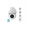 NEDIS IP kamera/ venkovní/ PTZ/ Wi-Fi/ 3Mpix/ IP65/ reflektor/ Onvif/ detekce pohybu/ noční vidění 10m/ bílá (WIFICO22CWT)