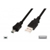 Kábel USB-A - miniUSB PremiumCord ku2m5a čierny 5 m