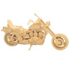 Woodcraft Dřevěné 3D puzzle motorka Harley Davidson I