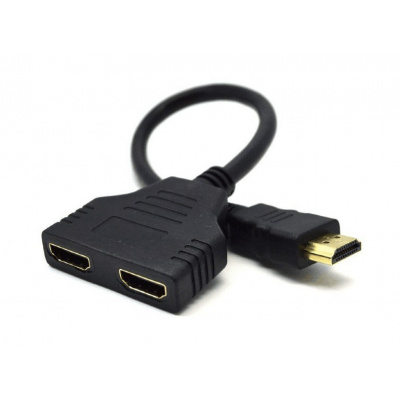 GEMBIRD Dátový rozdeľovač HDMI, pasívny, kábel, 2-cestný DSP-2PH4-04