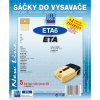 Papírové sáčky do vysavače Jolly ETA6 balení 5+1ks do vysav. ETA, SIEMENS